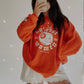 No Rest For the Women Graphic Sweatshirt - Orange