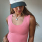 PREORDER • Double Layered Seamless Top || Light Cherry