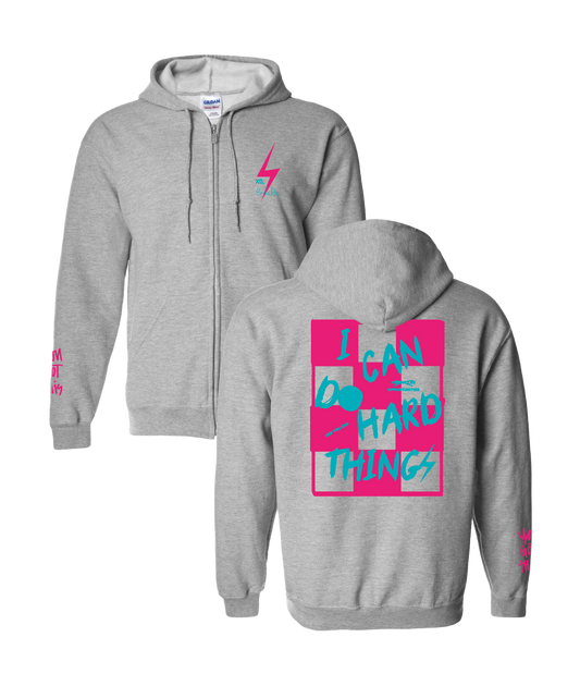PREORDER Brielle's “I Can Do Hard Things” Zip Hoodie