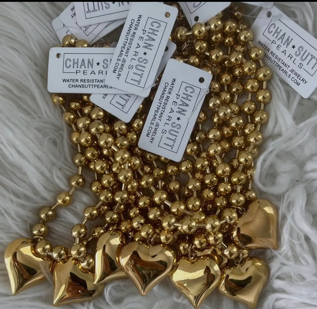 XL Bubble Heart Necklace