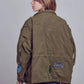 Smile Patchwork Jacket • OLIVE