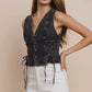 Boho Denim Vest