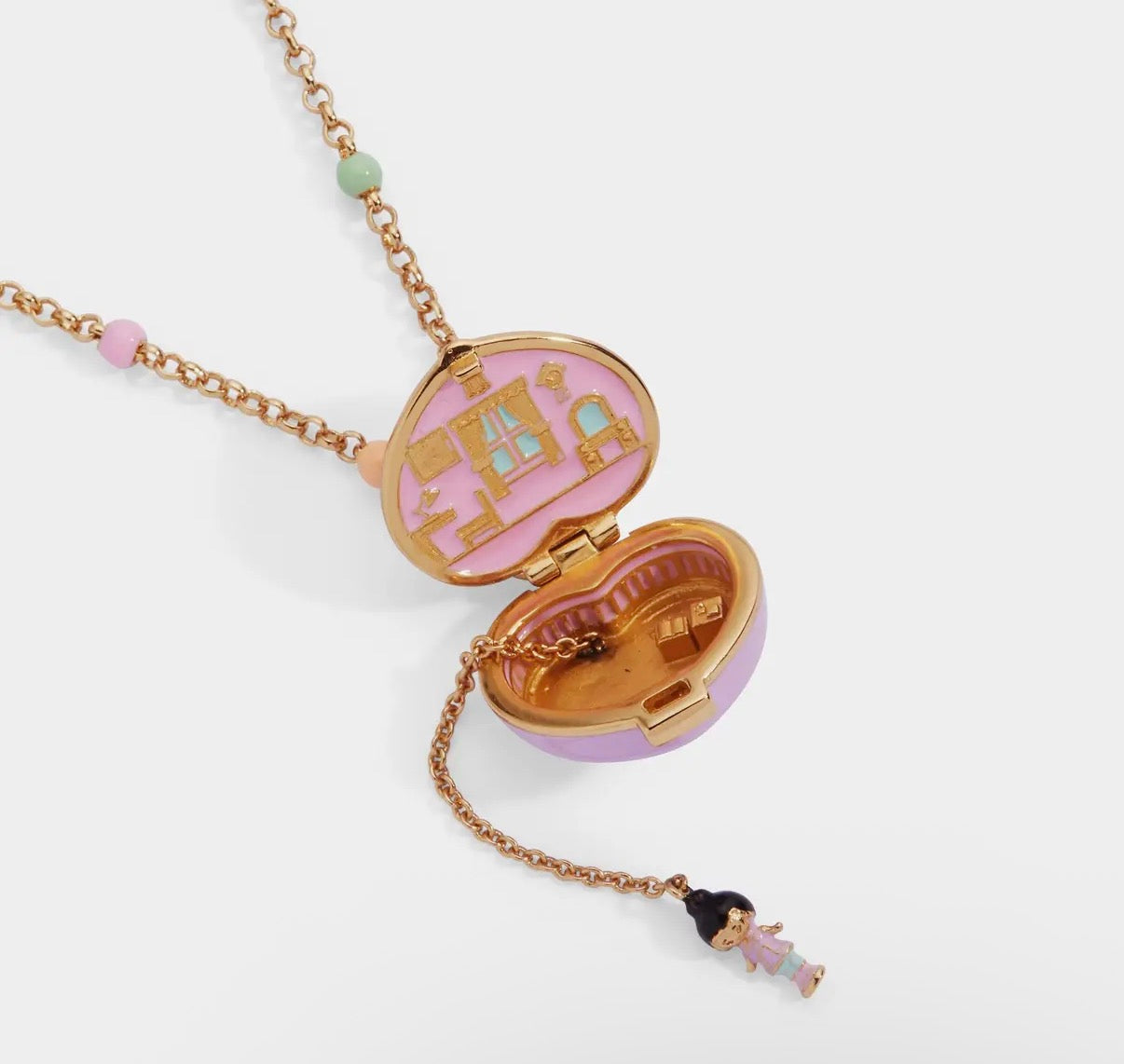 Polly Pocket House Locket Necklace