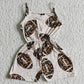 Baby Girls Football Romper