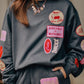 Love Vintage Patch Sweatshirt