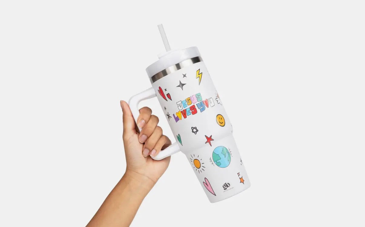 Jesus Loves You Stainless Steel 30oz Tumbler