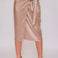 Jacquard Leopard Wrap Skirts