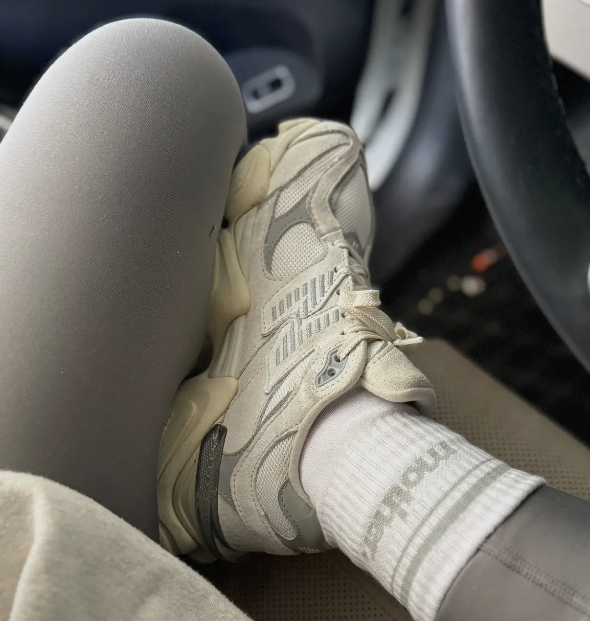 Mother Half Crew Striped Socks