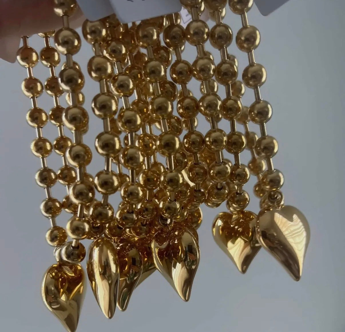 XL Bubble Heart Necklace