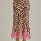 Leopard with Lace Skirt