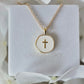 18K Gold Plated Cross Pendant Necklace