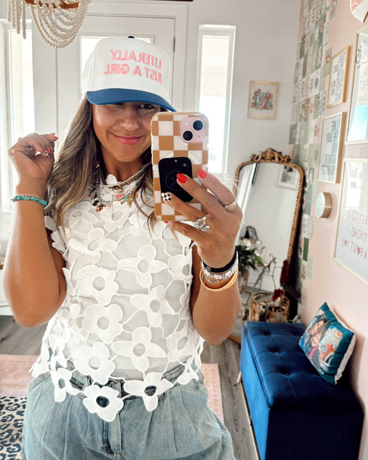 Literally Just a Girl Trucker Hat