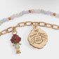 Polly Pocket 2 Row Charm Bracelet