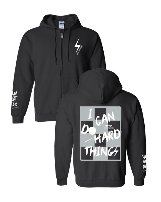PREORDER Hudson’s “I Can Do Hard Things” Zip Hoodie