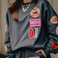 Love Vintage Patch Sweatshirt