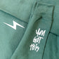 Dark Green "I Can Do Hard Things" Grey Detail lettering