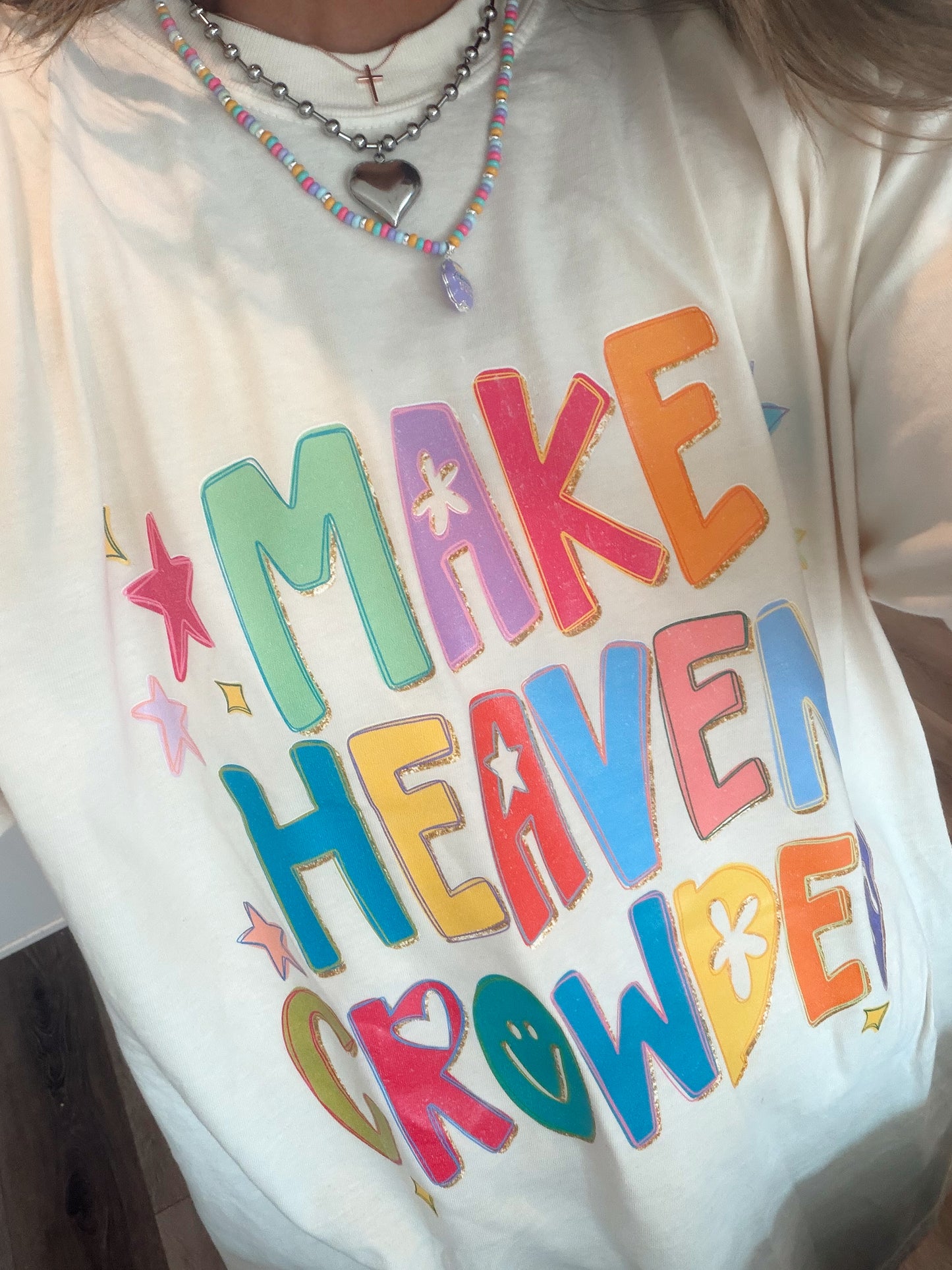 Make Heaven Crowded Comfort Colors Tee