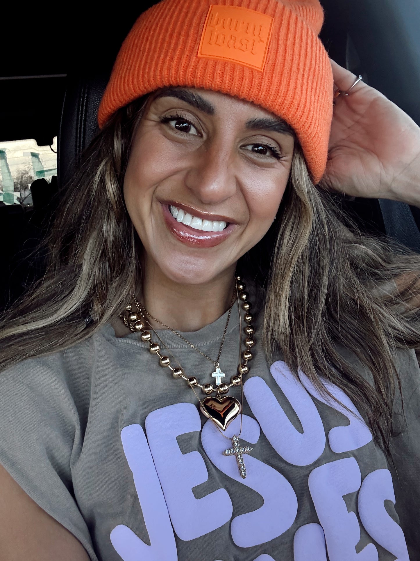 XL Bubble Heart Necklace