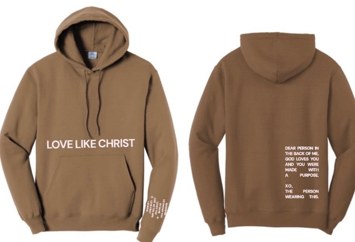 NEW "LOVE LIKE CHRIST" Hoodie