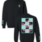 PREORDER Black + Teal/Pink  "I Can Do Hard Things" Sweatshirt